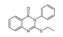 2-(Ethylthio)-3-phenylquinazolin-4(3H)-one结构式