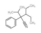 Benzeneacetonitrile, a-(1-ethylpropyl)-a-(1-methylethyl)-结构式