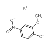 4-硝基愈创木酚钾盐水合物结构式