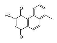 3-Hydroxy-8-methyl-1,4-phenanthrenedione结构式