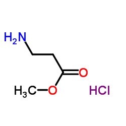 3-氨基丙酸甲酯盐酸盐结构式