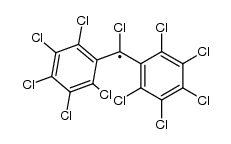 Chlorobis(pentachlorophenyl)methyl radical Structure