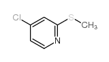 4-CHLORO-2-(METHYLSULFANYL)PYRIDINE structure