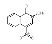 1(2H)-Isoquinolinone, 2-methyl-4-nitro- Structure