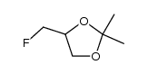 4-fluoromethyl-2,2-dimethyl-[1,3]dioxolane结构式