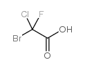 2-bromo-2-chloro-2-fluoroacetic acid Structure