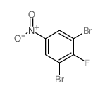 1,3-Dibromo-2-fluoro-5-nitrobenzene Structure
