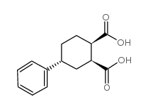 4-反-苯基环己烷-顺-二羧酸结构式