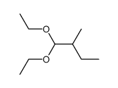2-methyl butyraldehyde diethyl acetal Structure