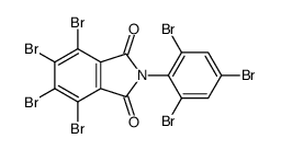 4,5,6,7-Tetrabromo-2-(2,4,6-tribromophenyl)-1H-isoindole-1,3(2H)-dione结构式
