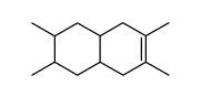 2,3,6,7-tetramethyl-1,2,3,4,4a,5,8,8a-octahydronaphthalene结构式
