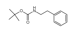 N-Boc-phenethylamine结构式