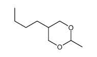 5-butyl-2-methyl-1,3-dioxane结构式
