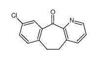 7-Chlor-10,11-dihydro-4-aza-5H-dibenzo(a,d)cyclohepten-5-on Structure