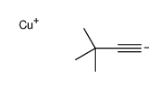 copper(1+),3,3-dimethylbut-1-yne结构式