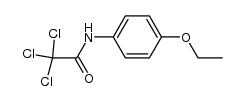 trichloro-acetic acid p-phenetidide Structure