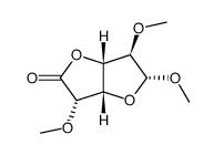 O1,O2,O5-trimethyl-β-D-glucofuranuronic acid-lactone Structure