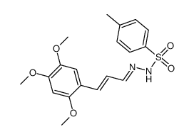 4-methyl-N'-((E)-3-(2,4,5-trimethoxyphenyl)allylidene)benzenesulfonohydrazide结构式