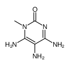 4,5,6-triamino-1-methyl-1H-pyrimidin-2-one Structure
