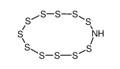 1,2,3,4,5,6,7,8,9,10,11-undecathia-12-azacyclododecane Structure