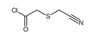 2-(cyanomethylsulfanyl)acetyl chloride结构式