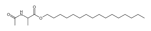 n-acetyl-alanine hexadecyl ester结构式