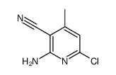 2-Amino-6-chloro-4-methyl-nicotinonitrile结构式