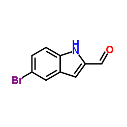 5-溴吲哚-2-甲醛结构式