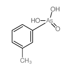 m-Toluenearsonic acid Structure