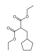 cyclopentylmethyl-malonic acid diethyl ester Structure