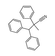 α-Methyl-α,β,β-triphenylpropionitril Structure