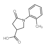 5-氧代-1-(邻甲苯基)吡咯烷-3-羧酸图片