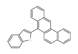 2-Benzo(a)anthracen-7-yl-1-benzothiophene Structure