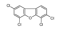 2,4,6,7-tetrachlorodibenzofuran Structure