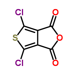 2,5-dichloro-thiophene-3,4-dicarboxylic acid anhydride结构式
