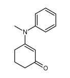 N-methyl-N-phenyl-3-amino-2-cyclohexen-1-one Structure