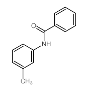 Benzamide, N-m-tolyl-结构式