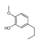 2-methoxy-5-propyl-phenol结构式