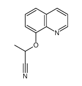 2-quinolin-8-yloxypropanenitrile结构式