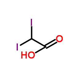 Diiodoacetic acid Structure