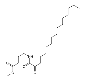 methyl 4-(2-oxohexadecanoylamino)butanoate结构式