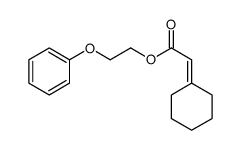 2-phenoxyethyl 2-cyclohexylideneacetate Structure