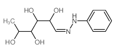 Fucose, phenylhydrazone, L- Structure