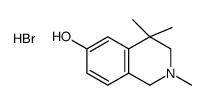 2,4,4-trimethyl-1,3-dihydroisoquinolin-6-ol,hydrobromide结构式