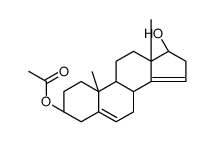 3-O-乙酰基5,14-雄烷二烯-3α,17α-二醇结构式