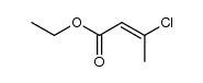 E-Ethyl β-chlorocrotonate结构式