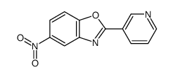 5-nitro-2-pyridin-3-yl-1,3-benzoxazole结构式