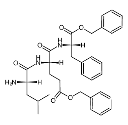 H-Leu-Glu(OBzl)-Phe-OBzl结构式