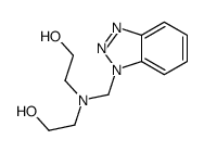 2,2'-[(1H-benzotriazol-1-ylmethyl)imino]bisethanol结构式