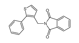 2-[(2-phenylthiophen-3-yl)methyl]isoindole-1,3-dione Structure